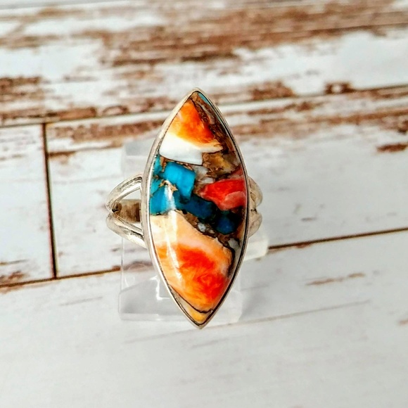 Jewelry - Turquoise in Spiny Lobster Sterling Ring